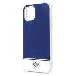 Carcasa Mini Morris Stripe Collection compatibila cu iPhone 12/12 Pro, Navy Blue 8 - lerato.ro