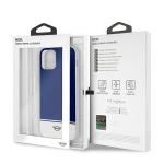 Carcasa Mini Morris Stripe Collection compatibila cu iPhone 12/12 Pro, Navy Blue 10 - lerato.ro