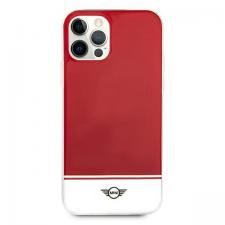 Carcasa Mini Morris Stripe Collection compatibila cu iPhone 12/12 Pro, Rosu