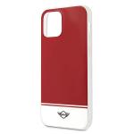 Carcasa Mini Morris Stripe Collection compatibila cu iPhone 12/12 Pro, Rosu 8 - lerato.ro