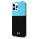 Carcasa Mini Morris Color Block compatibila cu iPhone 12/12 Pro, Blue 3 - lerato.ro