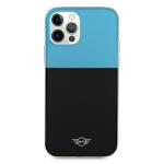 Carcasa Mini Morris Color Block compatibila cu iPhone 12/12 Pro, Blue 2 - lerato.ro