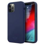 Carcasa Mini Morris Tone On Tone compatibila cu iPhone 12/12 Pro, Navy Blue 4 - lerato.ro