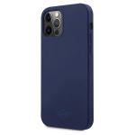 Carcasa Mini Morris Tone On Tone compatibila cu iPhone 12/12 Pro, Navy Blue 3 - lerato.ro