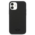 Carcasa Mini Morris Tone On Tone compatibila cu iPhone 12 Mini, Negru 2 - lerato.ro