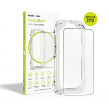 Folie sticla securizata Mobile Origin EasyGlass, Kit montare inclus, compatibila cu Samsung Galaxy A57 5G, Transparent