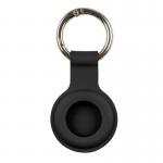 Husa de protectie tip breloc Mobile Origin Key Chain compatibila cu Apple AirTag Negru 4 - lerato.ro