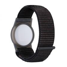 Husa si curea Mobile Origin Strap compatibila cu Apple AirTag Black