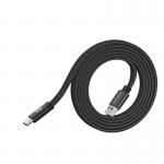 Cablu pentru incarcare si transfer de date Mobile Origin Magnetic Flat Patented, USB/USB-C, 27W, 1m, Negru 4 - lerato.ro