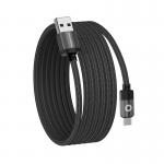 Cablu pentru incarcare si transfer de date Mobile Origin Magnetic Patented, USB/USB-C, 27W, 1m, Negru 5 - lerato.ro