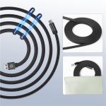 Cablu pentru incarcare si transfer de date Mobile Origin Magnetic Patented, USB/USB-C, 27W, 1m, Negru 4 - lerato.ro