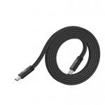 Cablu pentru incarcare si transfer de date Mobile Origin Magnetic Flat Patented, 2x USB-C, 60W, 1m, Negru 5 - lerato.ro