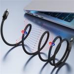 Cablu pentru incarcare si transfer de date Mobile Origin Magnetic Patented, 2x USB-C, 60W, 1m, Negru 5 - lerato.ro
