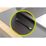 Cablu pentru incarcare si transfer de date Mobile Origin Compact, 2x USB-C, 60W, 10 cm, Negru 9 - lerato.ro