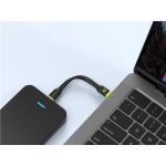 Cablu pentru incarcare si transfer de date Mobile Origin Compact, 2x USB-C, 60W, 10 cm, Negru 12 - lerato.ro