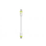 Cablu pentru incarcare si transfer de date Mobile Origin Compact, 2x USB-C, 60W, 10 cm, Alb 5 - lerato.ro