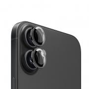 Set 2 protectii sticla camera foto Mobile Origin Easy Lens Guards compatibil cu iPhone 16 / 16 Plus Black