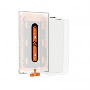 Set 2 folii sticla transparente cu sistem de montare Mobile Origin Screen Guard compatibil cu iPhone 14 Pro