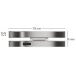 Incarcator Wireless 3 in 1 Mobile Origin TravelCharge PRO, Compatibil MagSafe, 15W, Cablu USB-C inclus, Argintiu 3 - lerato.ro
