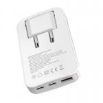 Incarcator retea Mobile Origin GaN 3, USB, 2x USB-C, 65W, Design slim, Alb 3 - lerato.ro