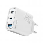 Incarcator retea Mobile Origin MO13, GaN, USB, 2x USB-C, 40W, Alb 4 - lerato.ro