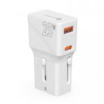 Incarcator retea tip adaptor Mobile Origin Travel, EU/US/UK/AU, 25W, USB/USB-C, Alb 14 - lerato.ro