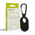 Carcasa din silicon cu breloc Mobile Origin compatibila cu Samsung SmartTag 2, Negru 3 - lerato.ro