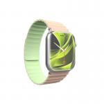 Curea magnetica Mobile Origin II compatibila cu Apple Watch 49 / 46 / 45 / 44 / 42 mm, Pink / Light Green 6 - lerato.ro