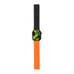 Curea magnetica Mobile Origin II compatibila cu Apple Watch 49 / 46 / 45 / 44 / 42 mm, Portocaliu / Negru 6 - lerato.ro