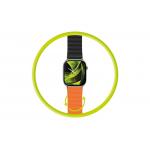 Curea magnetica Mobile Origin II compatibila cu Apple Watch 49 / 46 / 45 / 44 / 42 mm, Portocaliu / Negru 8 - lerato.ro