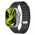 Curea magnetica Mobile Origin compatibila cu Apple Watch 49 / 46 / 45 / 44 / 42 mm, Negru 2 - lerato.ro