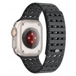 Curea magnetica Mobile Origin compatibila cu Apple Watch 49 / 46 / 45 / 44 / 42 mm, Negru 4 - lerato.ro