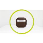 Carcasa din piele Mobile Origin compatibila cu AirPods 4, Maro 7 - lerato.ro