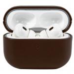 Carcasa din piele Mobile Origin compatibila cu AirPods Pro 2, Maro 10 - lerato.ro