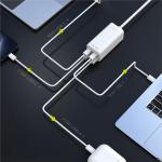 Incarcator retea Mobile Origin MultiHub GaN, 100W, 3A, 3xUSB-C, 1xUSB-A, Alb 3 - lerato.ro