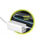 Incarcator retea Mobile Origin MultiHub GaN, 100W, 3A, 3xUSB-C, 1xUSB-A, Alb 6 - lerato.ro
