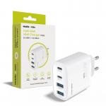 Incarcator retea Mobile Origin GaN, 40W, 3A, 2xUSB-C, 2xUSB-A, Fast Charging, Alb 6 - lerato.ro