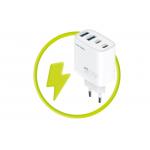 Incarcator retea Mobile Origin GaN, 40W, 3A, 2xUSB-C, 2xUSB-A, Fast Charging, Alb 4 - lerato.ro