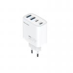Incarcator retea Mobile Origin GaN, 40W, 3A, 2xUSB-C, 2xUSB-A, Fast Charging, Alb 2 - lerato.ro