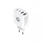 Incarcator retea Mobile Origin GaN, 40W, 3A, 2xUSB-C, 2xUSB-A, Fast Charging, Alb 8 - lerato.ro