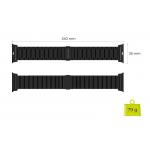 Curea din titan Mobile Origin Titanium Band Modena compatibila cu Apple Watch Ultra 49mm, Negru 9 - lerato.ro
