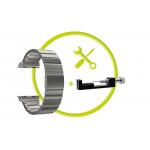 Curea din titan Mobile Origin Titanium Band Modena compatibila cu Apple Watch Ultra 49mm, Silver 2 - lerato.ro