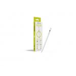Stylus Pen Mobile Origin PE2, Activ, Autonomie 10h, 90mAh, Varf rezerva inclus, Wireless / USB-C, Alb 5 - lerato.ro