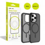 Carcasa Mobile Origin Easy Hybrid cu MagSafe compatibila cu iPhone 17, Matte Black 3 - lerato.ro