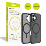 Carcasa Mobile Origin Easy Hybrid cu MagSafe compatibila cu iPhone 16, Matte Black 6 - lerato.ro