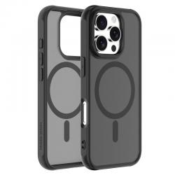 Carcasa Mobile Origin Easy Hybrid cu MagSafe compatibila cu iPhone 16 Pro, Matte Black
