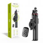 Selfie stick cu trepied Mobile Origin S1 pentru telefon, Reglabil, Rotire 360 grade, 1.3m, MagSafe, Negru 5 - lerato.ro
