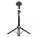 Selfie stick cu trepied Mobile Origin S1 pentru telefon, Reglabil, Rotire 360 grade, 1.3m, MagSafe, Negru 12 - lerato.ro