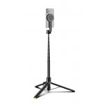 Selfie stick cu trepied Mobile Origin S2 pentru telefon, Reglabil, Rotire 360 grade, 1.67m, MagSafe, Negru 10 - lerato.ro