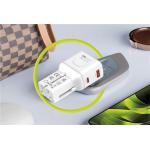 Adaptor retea Mobile Origin Travel Adapter GaN, 35W, 1xUSB-C, 1xUSB-A, Compatibil cu prize EU/UK/US/AU, Alb 4 - lerato.ro